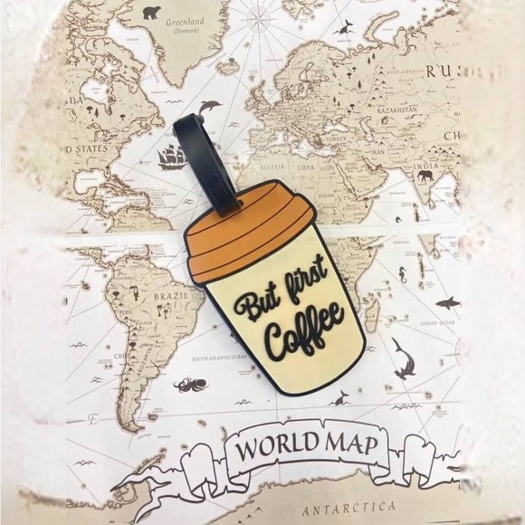 ☕️ COFFEE LUGGAGE TAG ☕️ - Picture 3 of 3